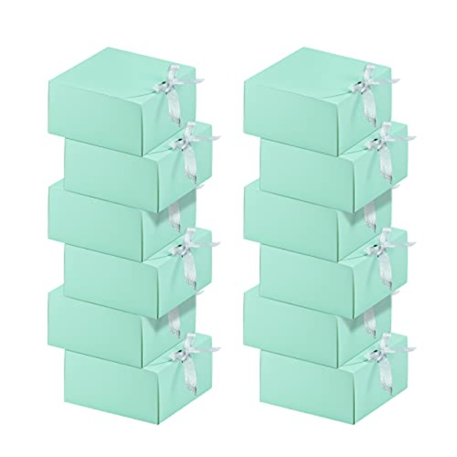 12 Sets Turquoise Green Gift B - Gift Box Wrap Set ulasan dan harga