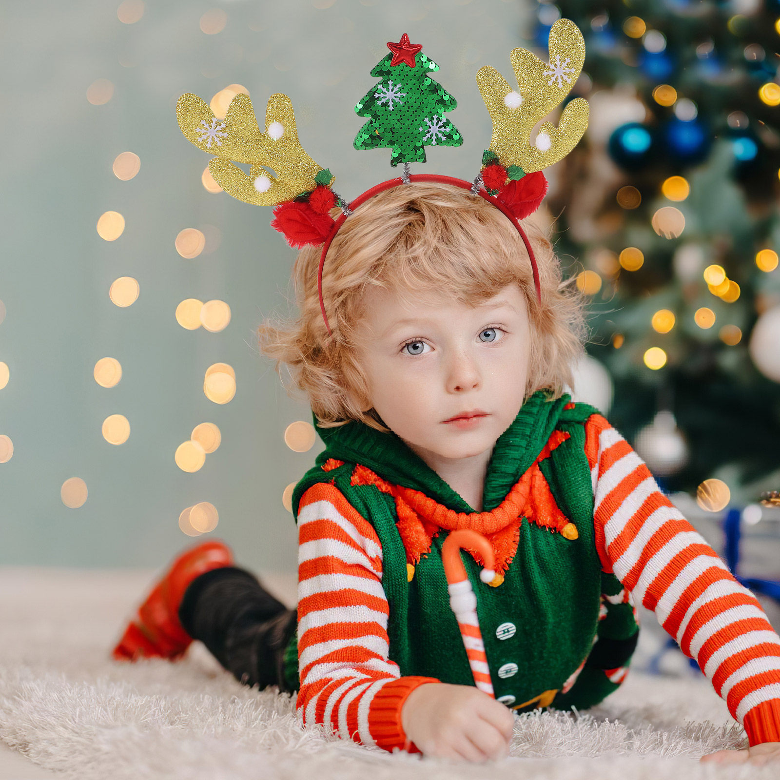 2Pcs Christmas Reindeer Antler - Reindeer Antlers Headband ulasan dan harga