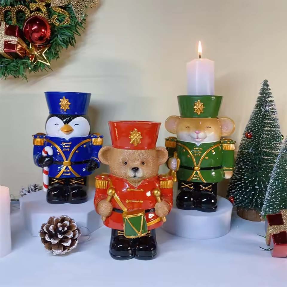 New Resin Nutcracker Candlesti - Nutcracker Figurine ulasan dan harga
