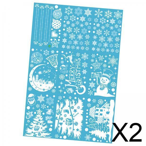 Christmas Decoration Window St - Snowflake Window Decal ulasan dan harga