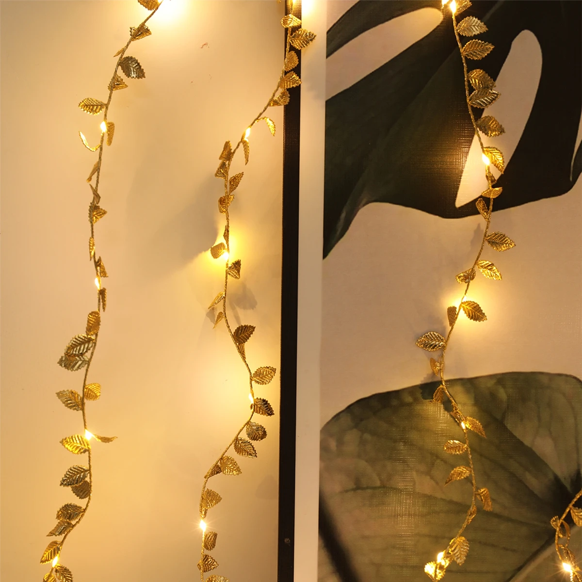 LED Golden Leaves String Light - Led Fairy String Lights ulasan dan harga