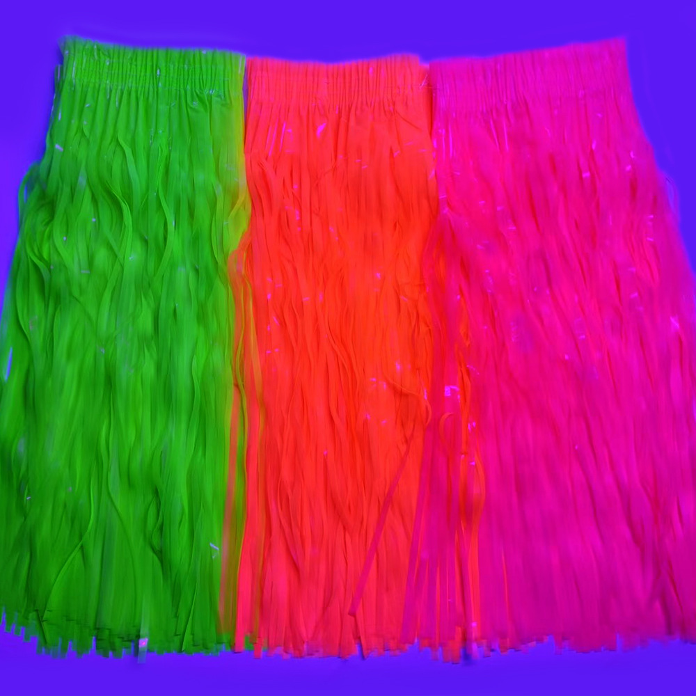 Neon Fluorescent Tinsel Skirt, - Tinsel Garland Decoration ulasan dan harga