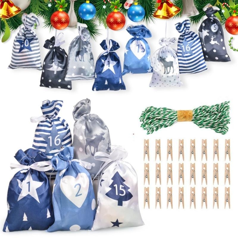Christmas Advent Calendar Bags - Advent Calendar Gift ulasan dan harga