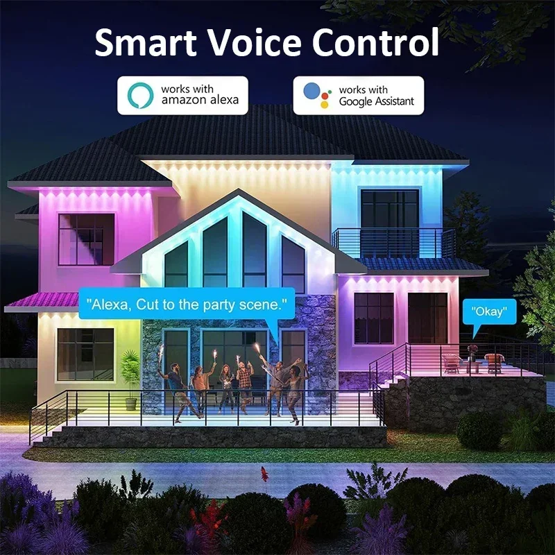 Smart RGBIC Outdoor Permanent  - Christmas Lights Outdoor ulasan dan harga