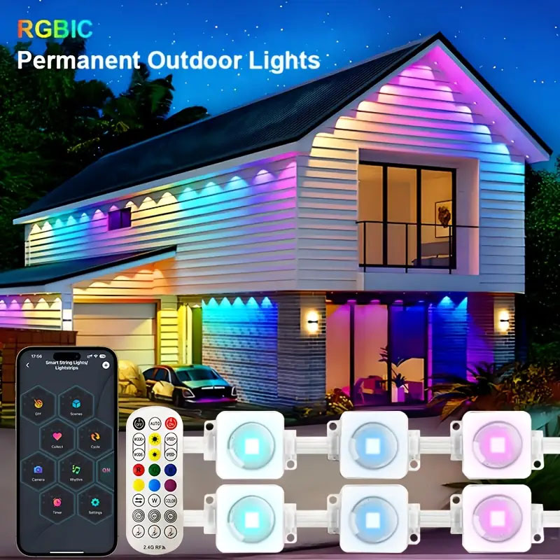Smart RGBIC Outdoor Permanent  - Christmas Lights Outdoor ulasan dan harga