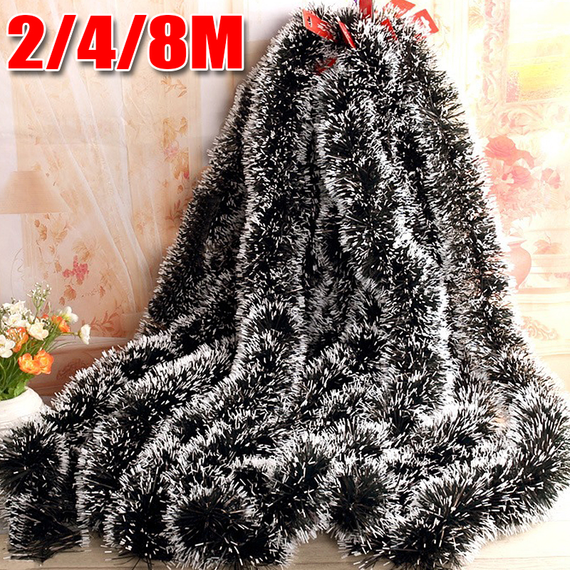 2-8M Christmas Decor Ribbons G - Tinsel Garland Decoration ulasan dan harga