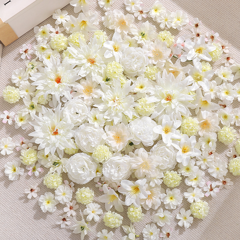 20/50Pcs Mix White Artificial  - Christmas Wreath Fake ulasan dan harga