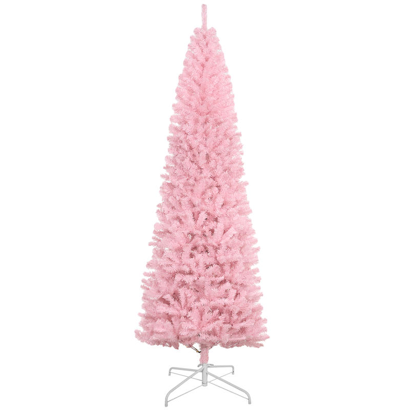 HOMCOM 8' Artificial Christmas - Christmas Tree Artificial ulasan dan harga