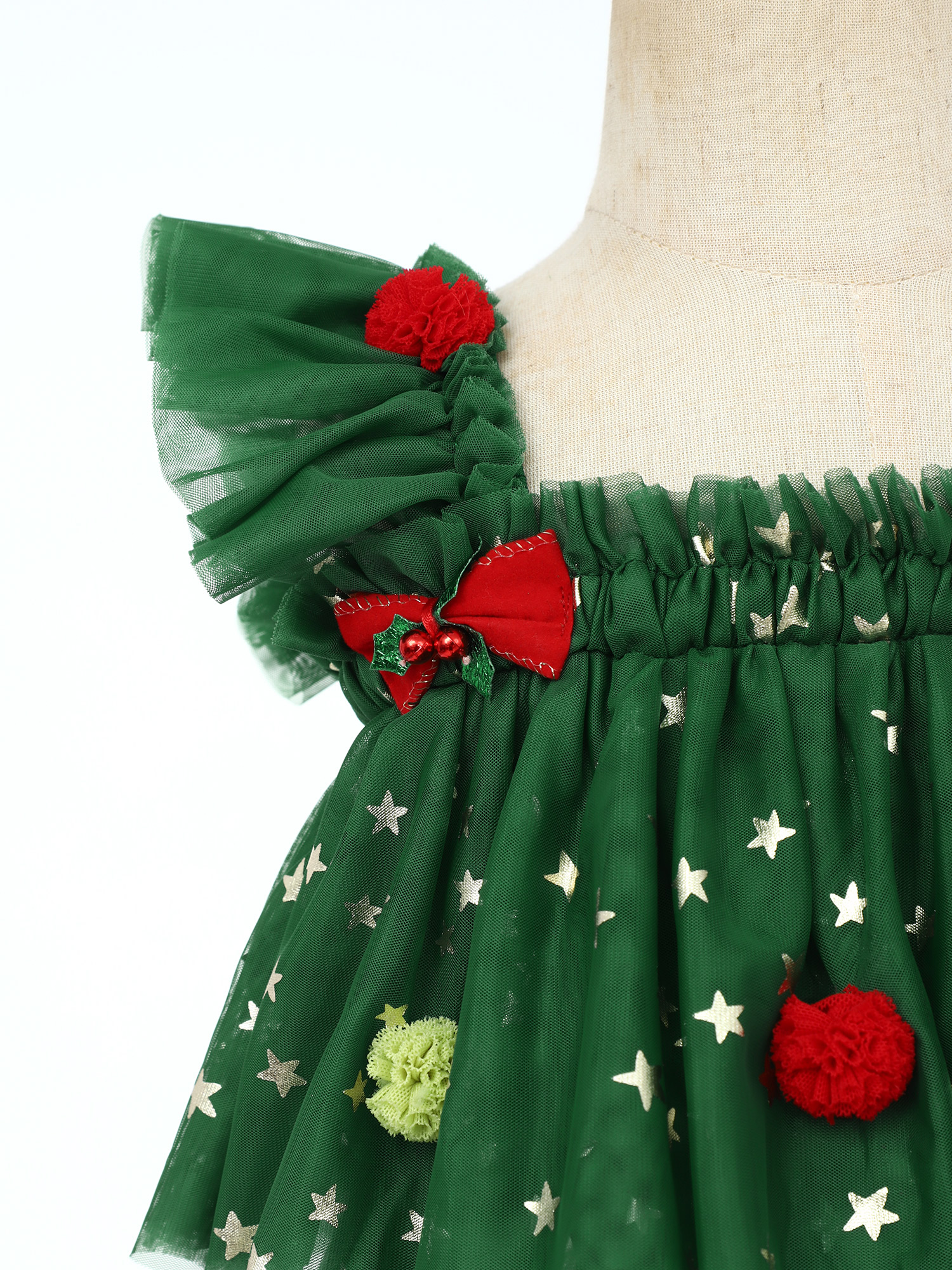 Toddler Girls Christmas Tree E - Elf Costume Christmas ulasan dan harga