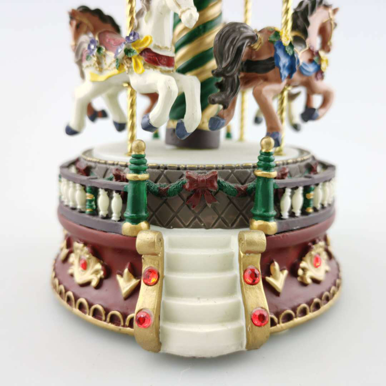Creative Resin Crafts Ornament - Snow Globe Musical ulasan dan harga