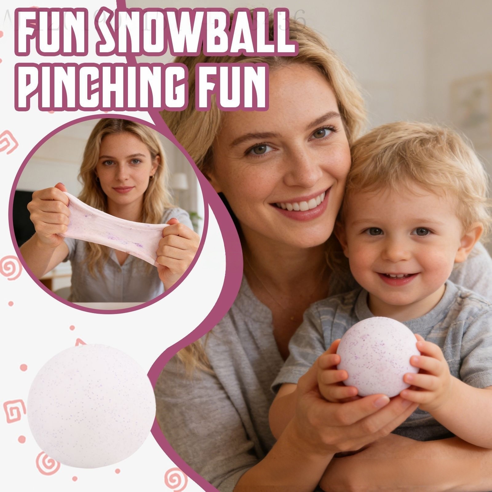 New Fun NeeDoh Snow Ball Crunc - Snow Globe Musical ulasan dan harga