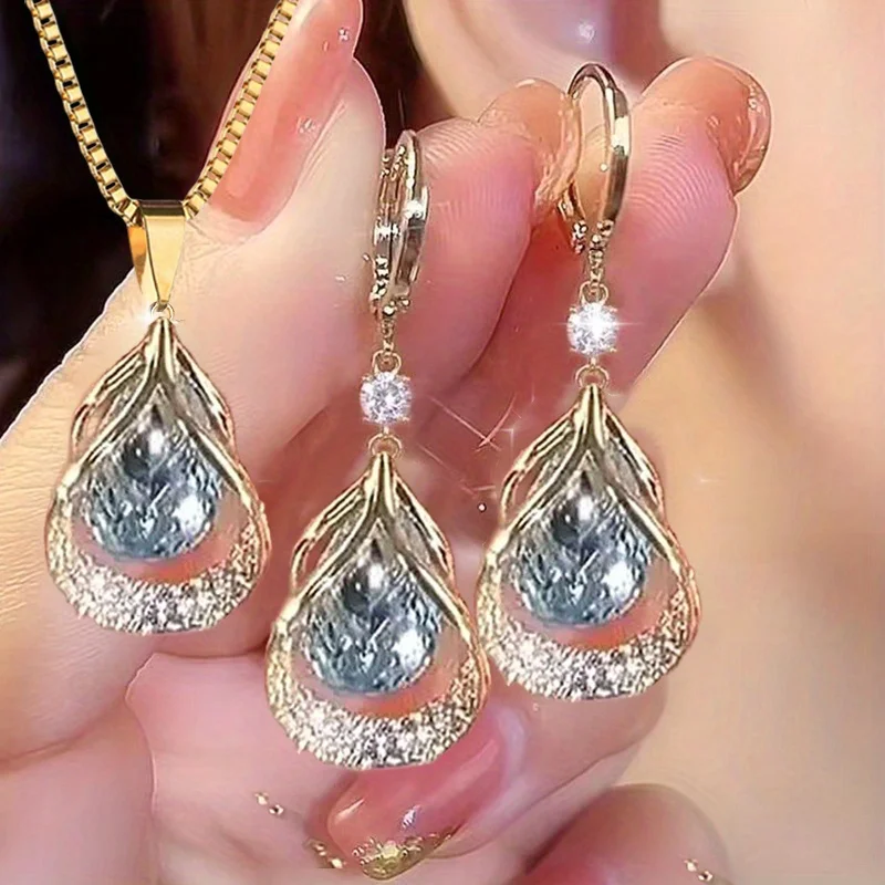 3 Pcs Hollow Teardrop Light Bl - Gift Box Wrap Set ulasan dan harga
