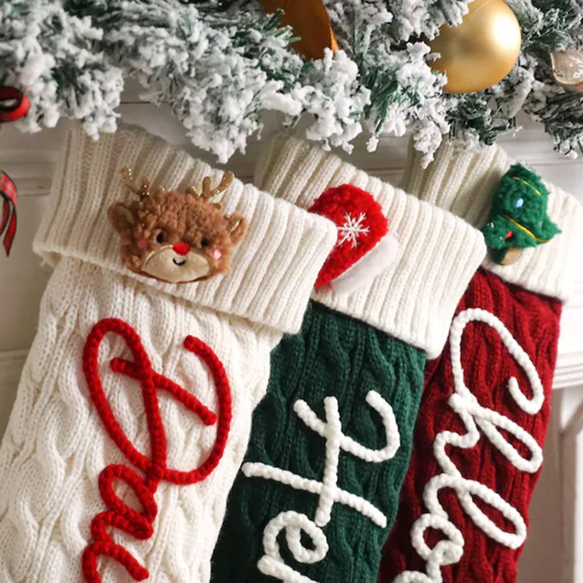 1PC Christmas decorative stock - Christmas Stocking Hanging ulasan dan harga