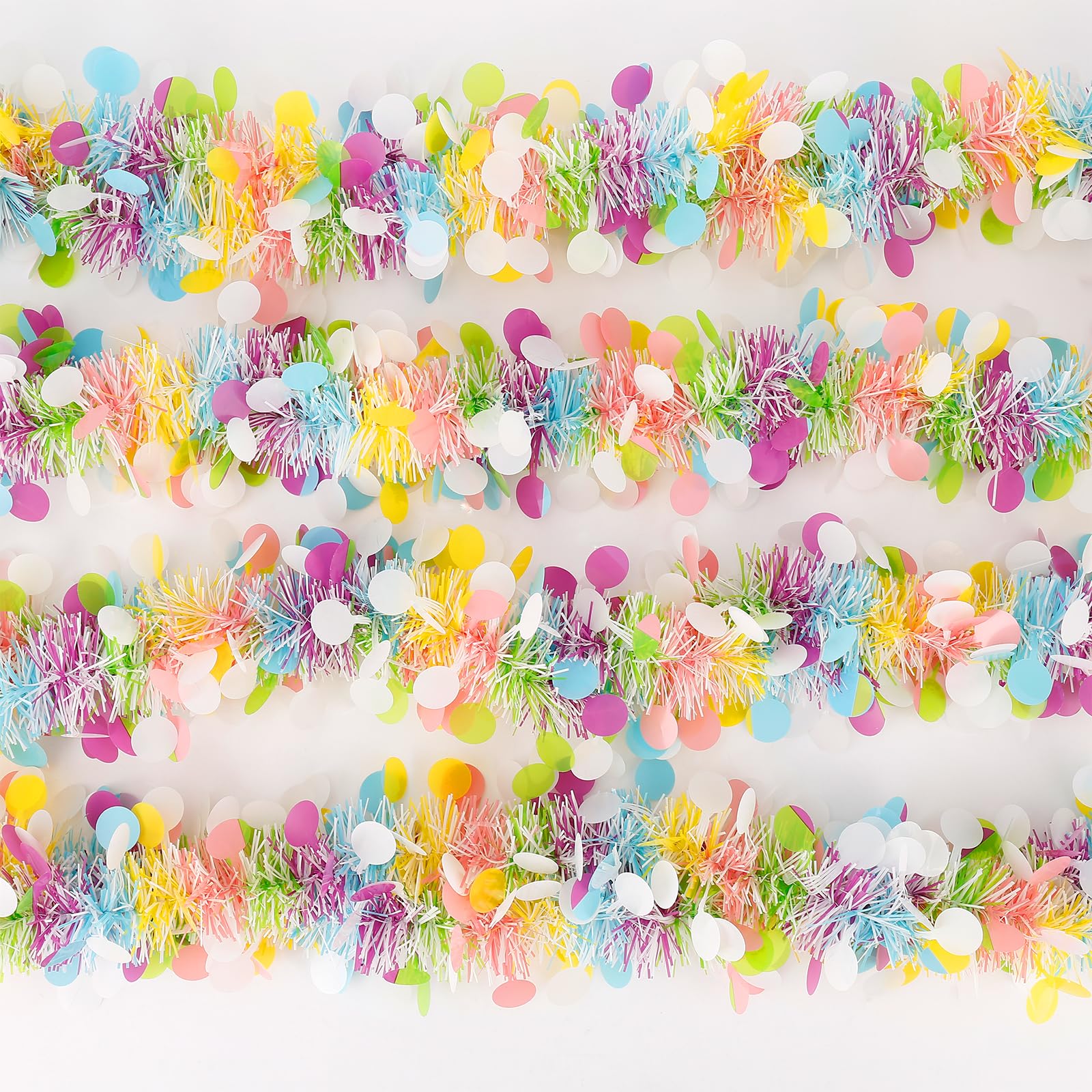 4pc Easter Tinsel Garlands Col - Tinsel Garland Decoration ulasan dan harga